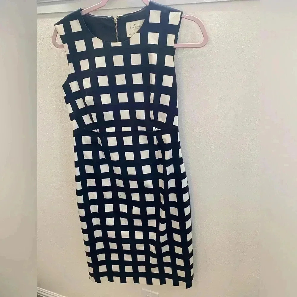 Black and white Kate Spade dress